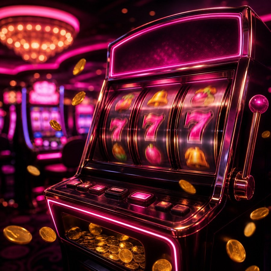 Kiss918 slot game category with glowing slot machine